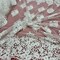 1 Yard Beaded 3D Floral Lace Fabric Embroidered on Polyester Net Mesh 52 inch Width